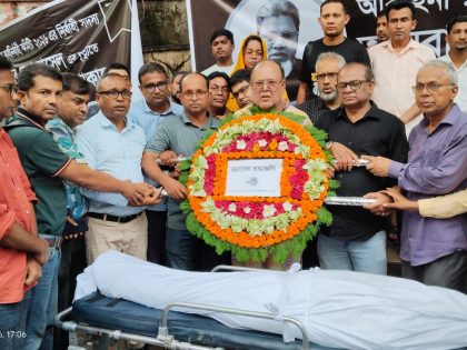 আবু হেনা রাসেলের মৃত্যুতে  শোকাহত ক্র্যাব